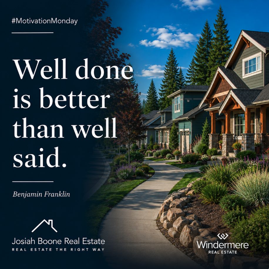 Motivation Monday Spokane quote from Benjamin Franklin about following through and getting things done